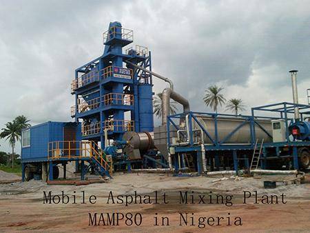 Centrale à béton mobile pour le Nigeria