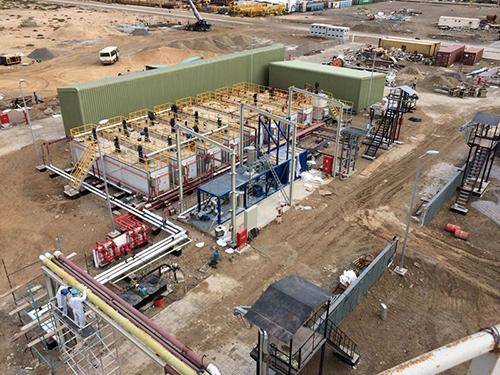 Usine de bitume modifié aux polymères