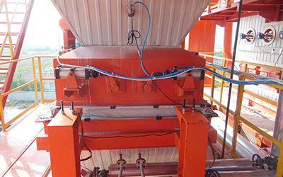 Centrale de recyclage de béton